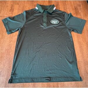 Nike Dri-Fit NFL On Field New York Jets Men's Green Polo Size M